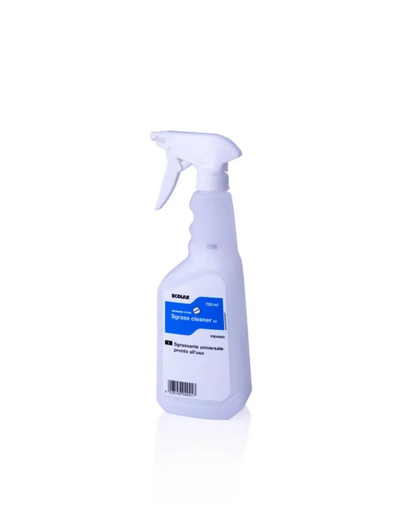 Sgrassante profumato pronto all'uso per cucina Ecolab Sgrass Cleaner G8 12x750 ml DISPONIBILE IN 7 GIORNI LAVORATIVI