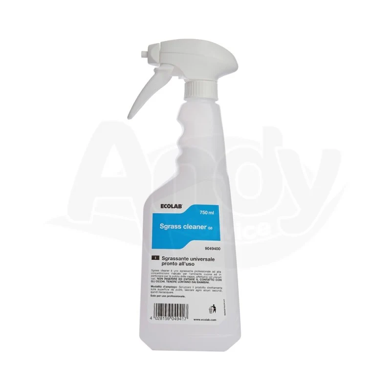 Sgrassante profumato pronto all'uso per cucina Ecolab Sgrass Cleaner G8 750 ml DISPONIBILE IN 7 GIORNI LAVORATIVI