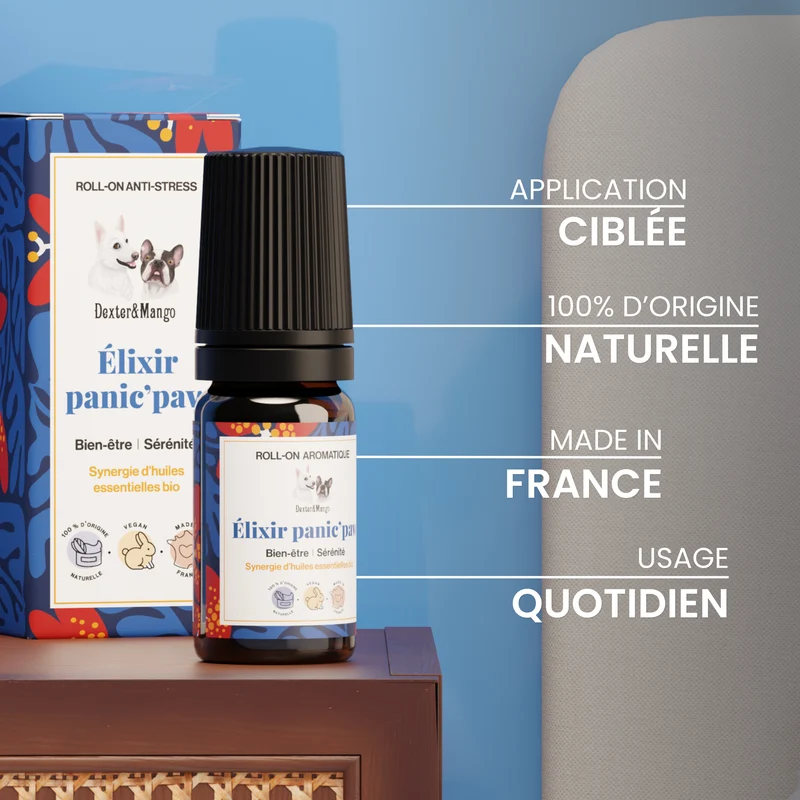 Élixir Panic’paw : Roll-on sérénité