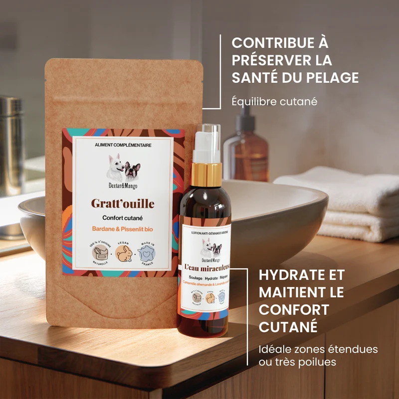 Duo confort cutané : Eau miraculeuse & Gratt’ouille