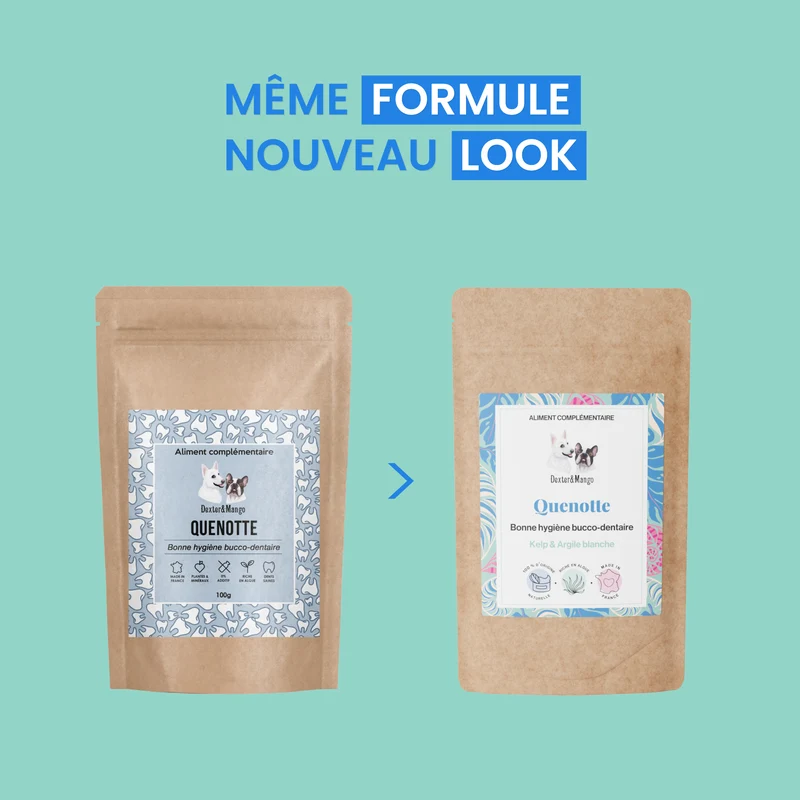 Quenotte : Aliment complémentaire dentaire