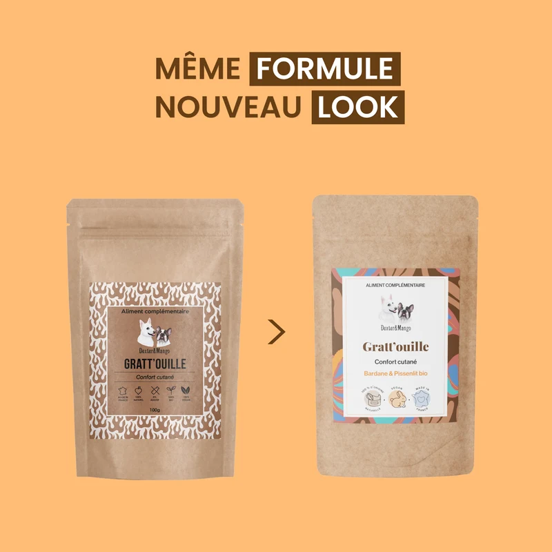 Gratt'ouille : Aliment complémentaire confort cutané