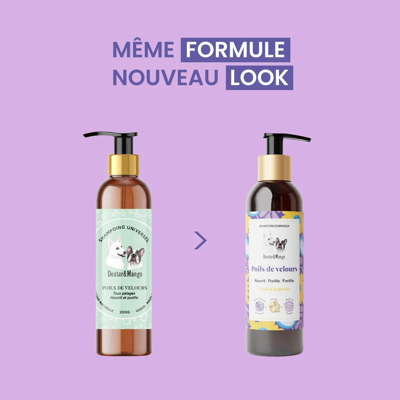 Shampoing Poils de velours : Soin doux