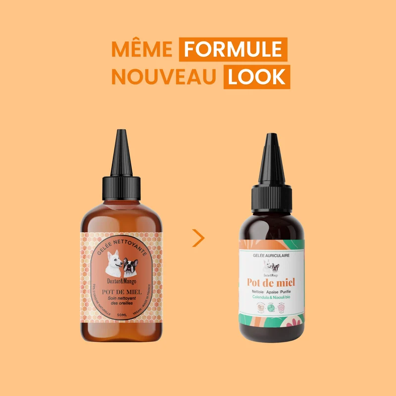 Pot de miel : Gelée auriculaire pour chien