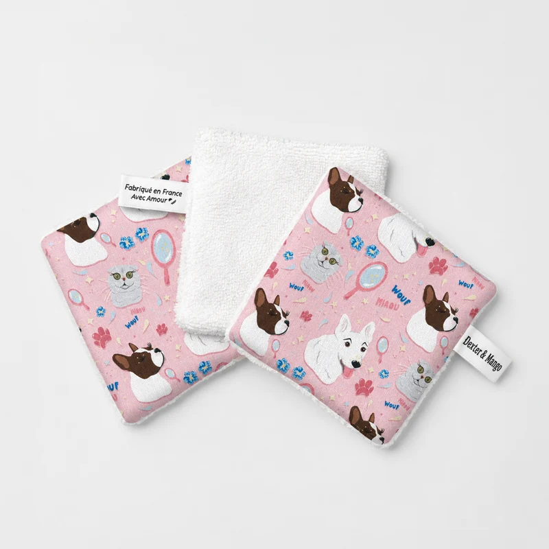Lingettes lavables D&M