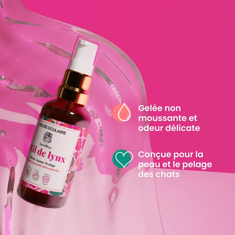 Œil de Lynx : Gelée oculaire pour chat