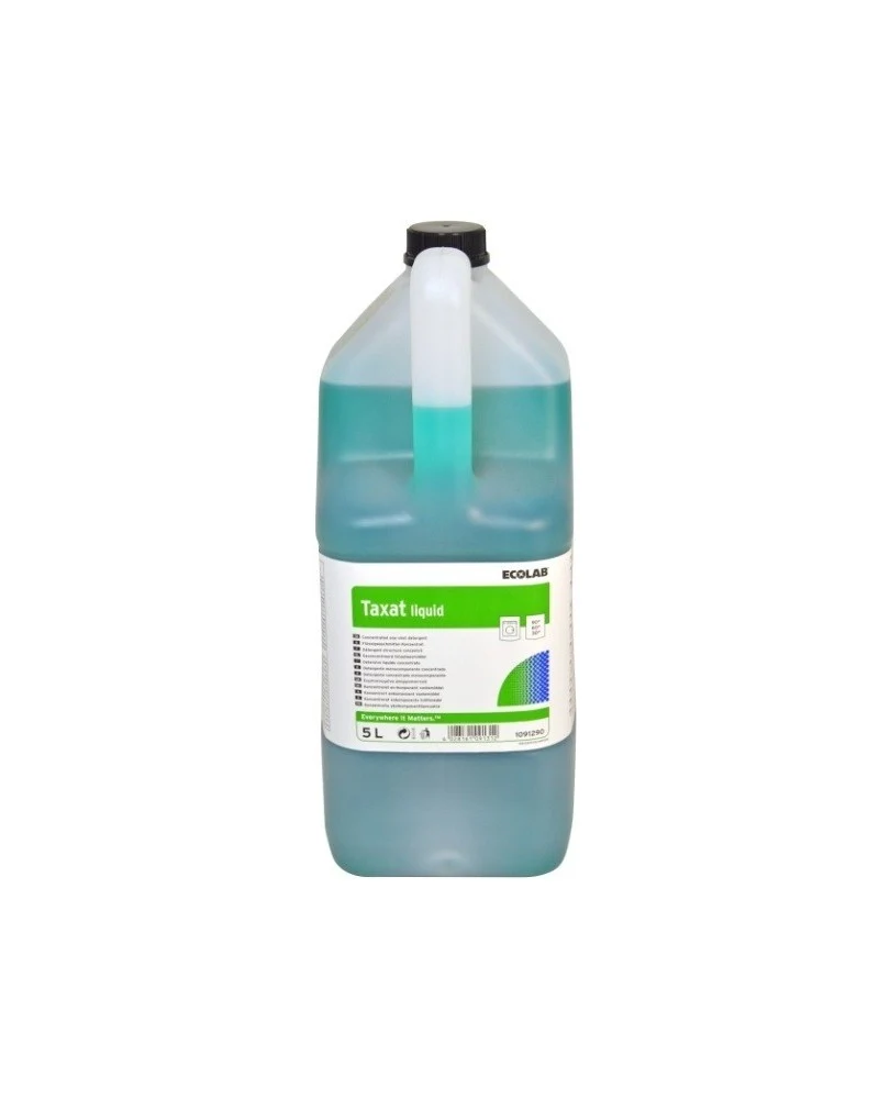 Detersivo liquido enzimatico per bucato Ecolab Taxat Liquid 5 kg DISPONIBILE IN 7 GIORNI LAVORATIVI