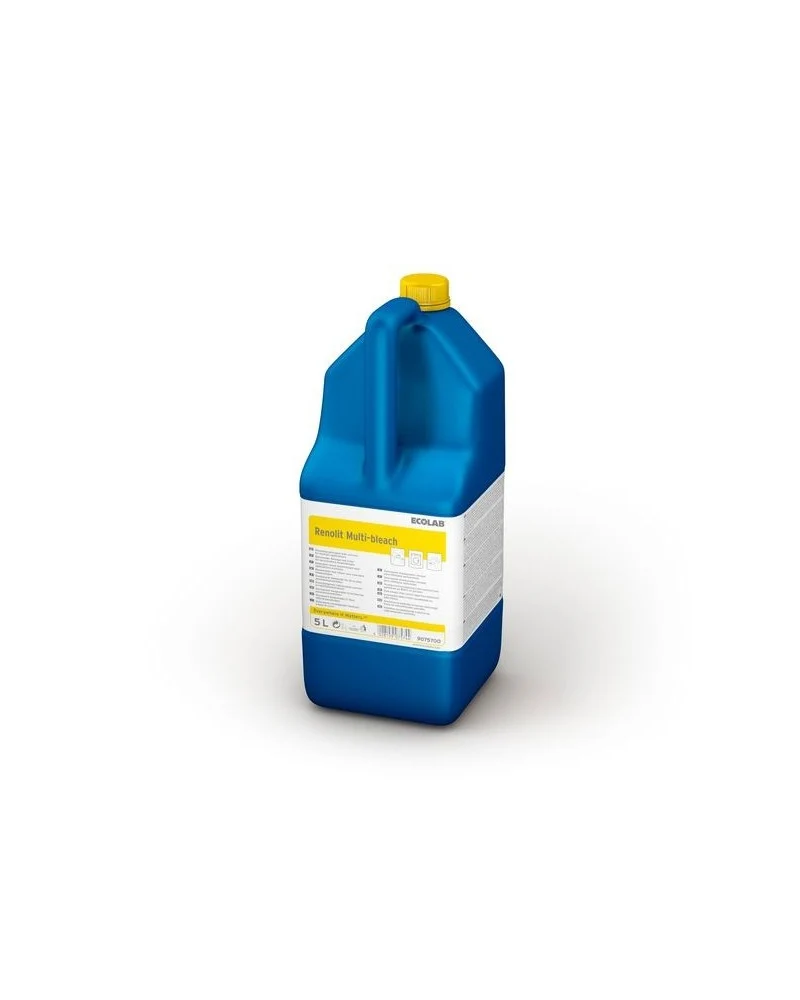 Detergente multiuso candeggiante a base di cloro Ecolab Renolit Multi-Bleach 5 litri DISPONIBILE IN 7 GIORNI LAVORATIVI
