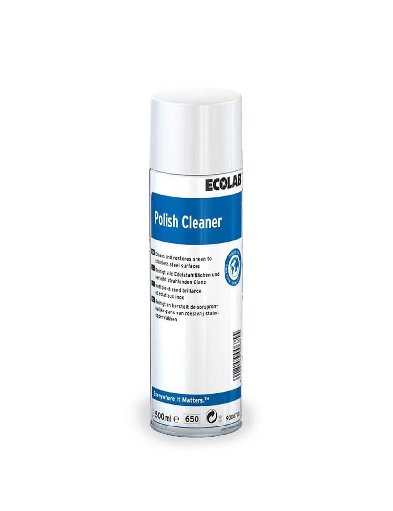 Detergente lucidante per acciaio inox e metalli Ecolab Polish Cleaner 500 ml DISPONIBILE IN 7 GIORNI LAVORATIVI