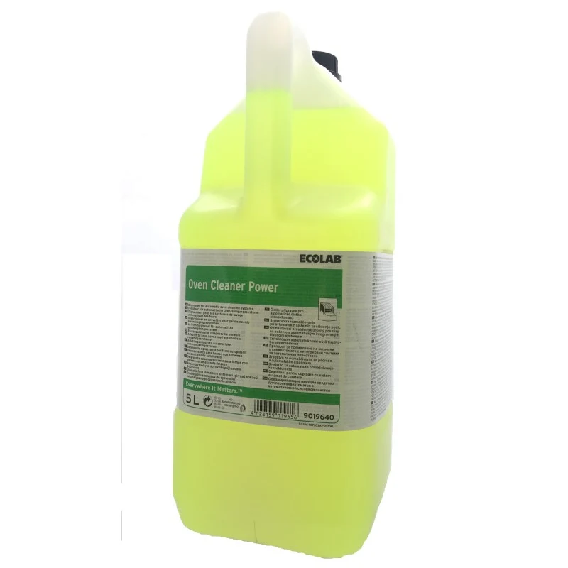 Detergente sgrassante per forni autopulenti Ecolab Oven Cleaner Power 4x5 litri DISPONIBILE IN 7 GIORNI LAVORATIVI