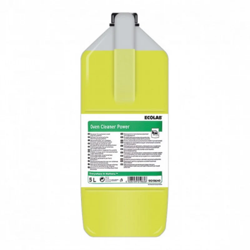 Detergente sgrassante per forni autopulenti Ecolab Oven Cleaner Power 5 litri DISPONIBILE IN 7 GIORNI LAVORATIVI