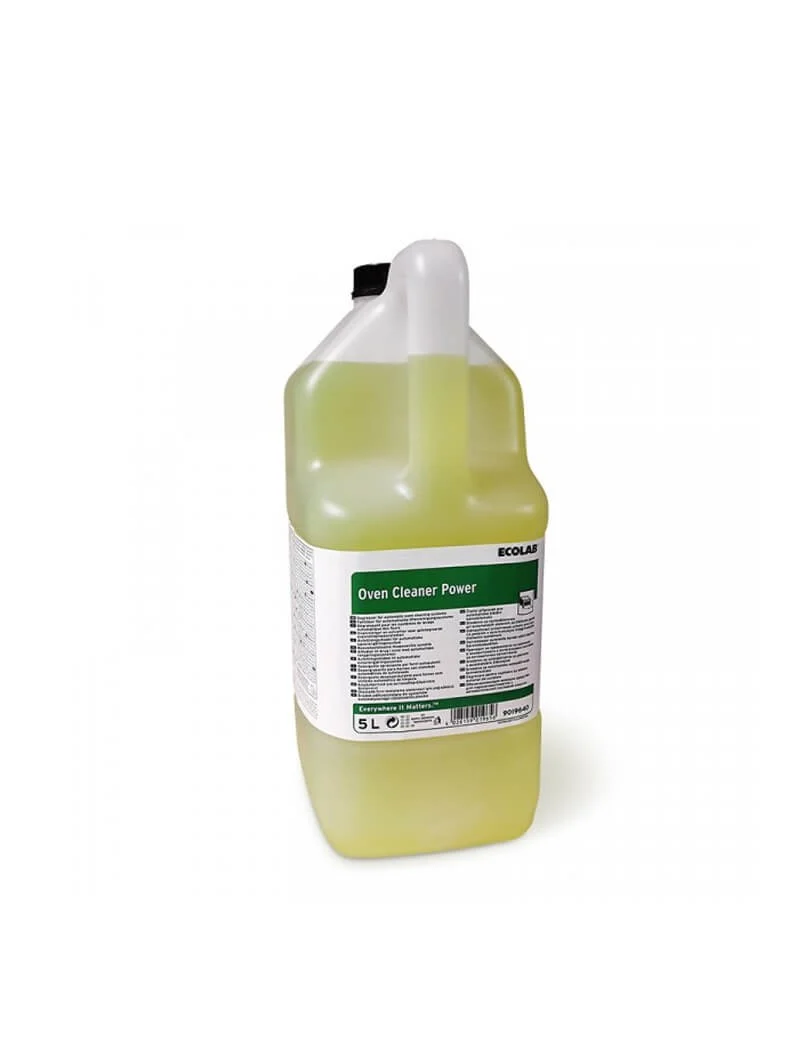 Detergente sgrassante per forni autopulenti Ecolab Oven Cleaner Power 5 litri DISPONIBILE IN 7 GIORNI LAVORATIVI