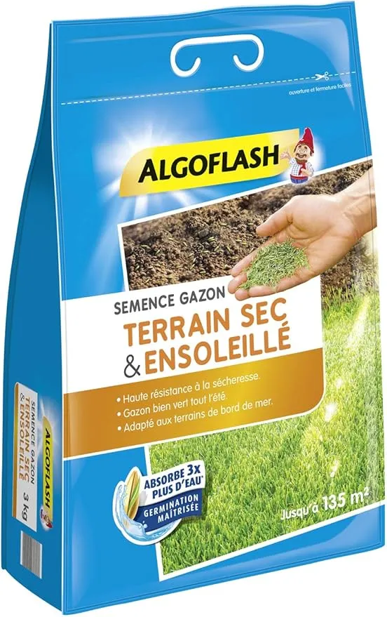 Algoflash Frön Semsol3 Gräs Medelhavs 3 Kg SEMSOL3
