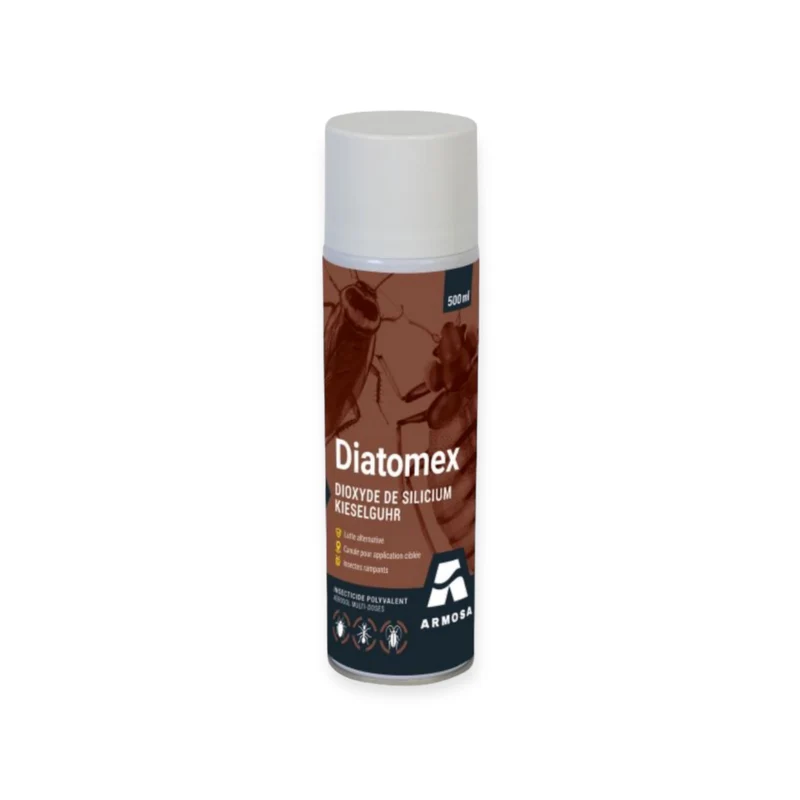 Lot de 2 Aérosols Diatomex® 500 ml | NuisibleShop - Vaporisateur Terre de Diatomée - Efficace et Rapide