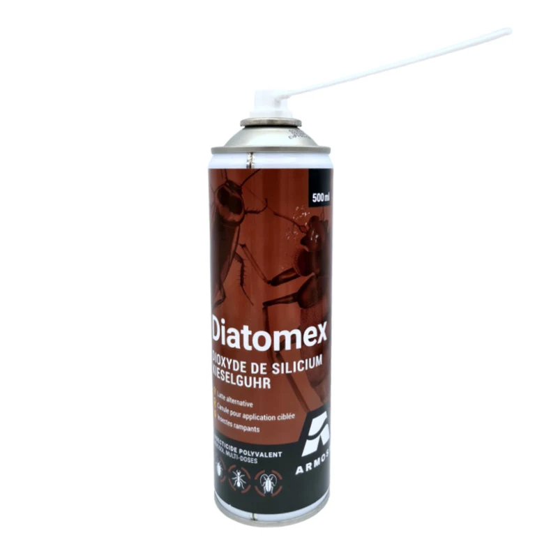 Lot de 2 Aérosols Diatomex® 500 ml | NuisibleShop - Vaporisateur Terre de Diatomée - Efficace et Rapide