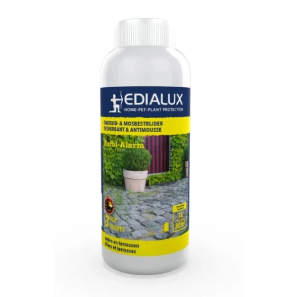 Edialux Herbi-Alarm - pad & terras - 1 liter