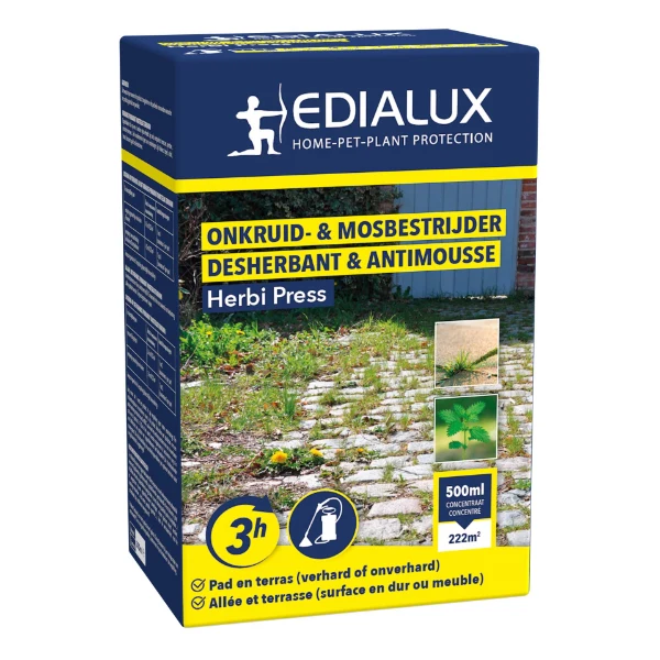 Edialux Herbi Press onkruid & mos - 500 ml