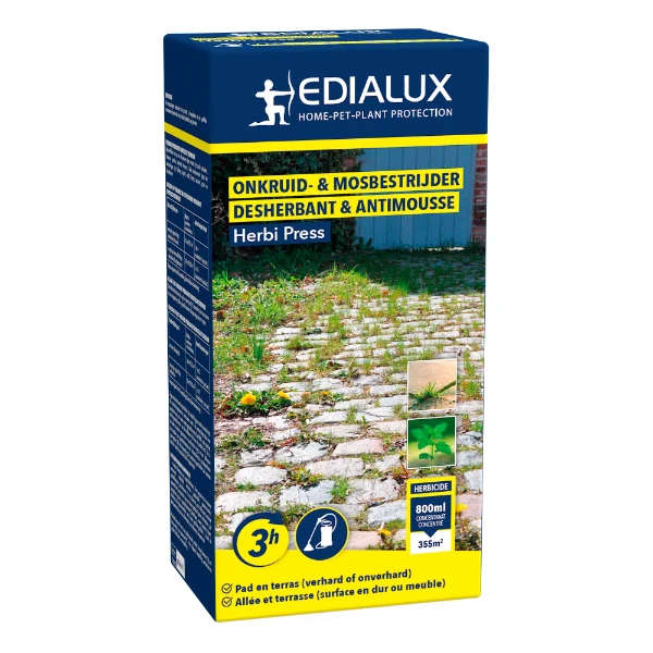 Edialux Herbi Press onkruid & mos - 800 ml