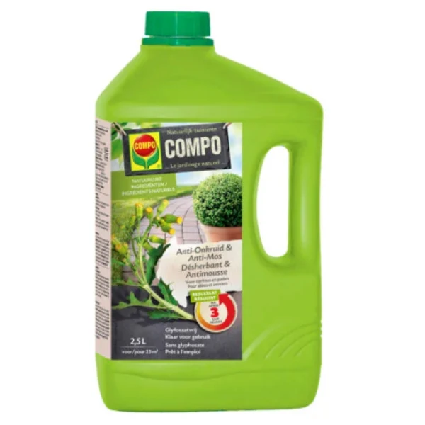 Compo Anti-onkruid & anti-mos - 2,5 l