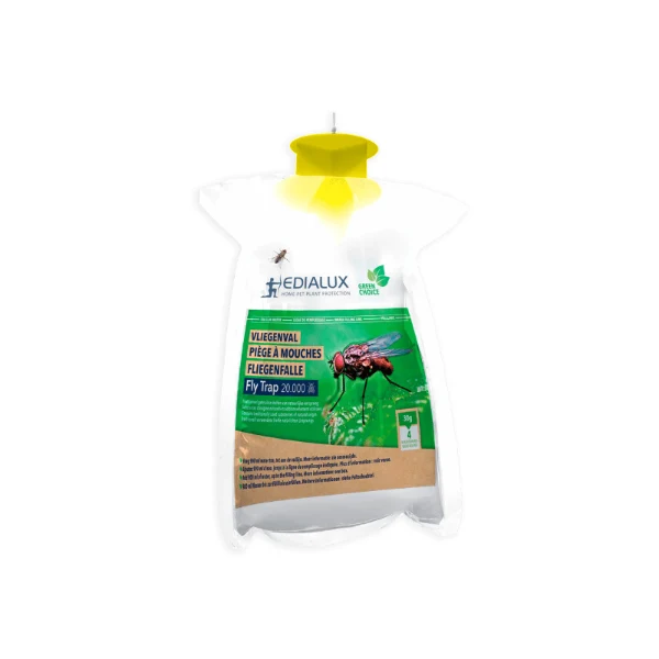 Edialux vliegenval/zak - 30 gr lokstof - 20000 vliegen