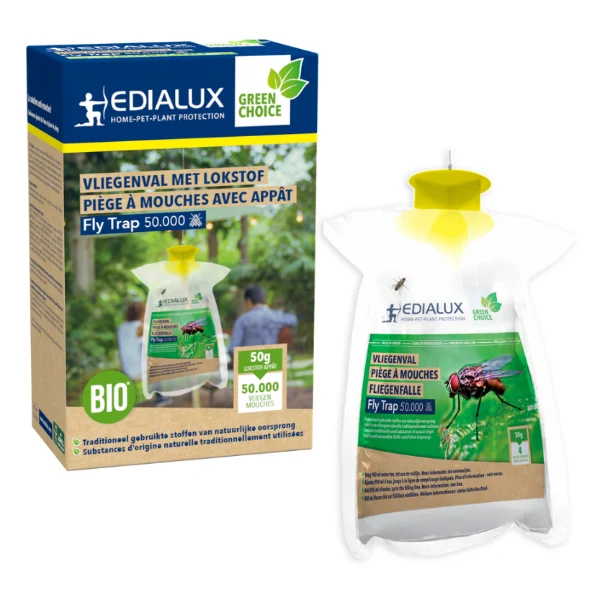 Edialux vliegenvangzak - 50 gr lokstof - 50000 vliegen
