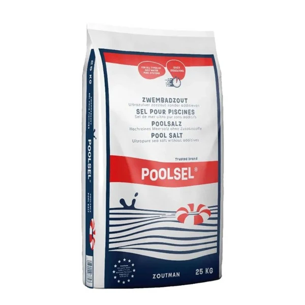 Poolsel zwembadzout - voor zoutelektrolyse - 25 kg