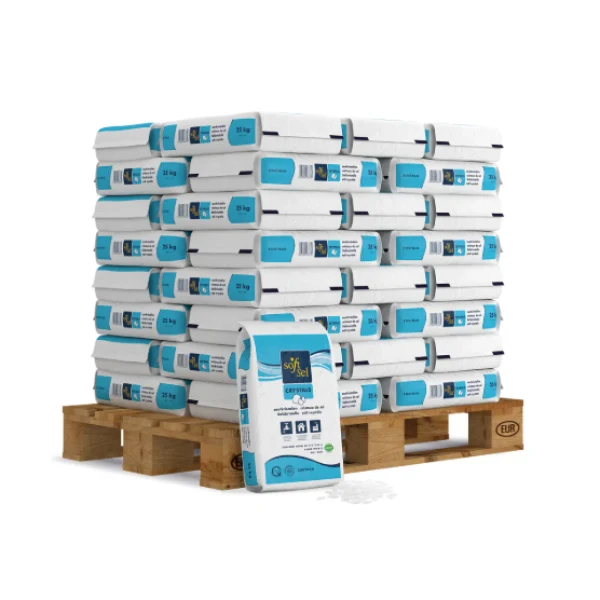 Soft-Sel Crystals - onthardingszout - 40 x 25 kg - volle pallet