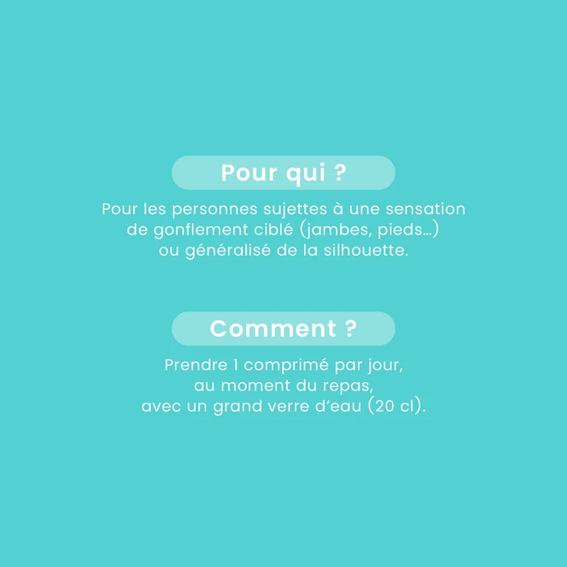 Rétention d'Eau Bio - 30 comprimés