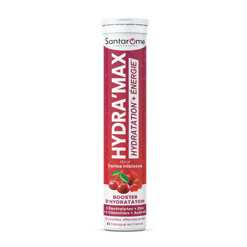 HYDRA'MAX Cerise Hibiscus - 20 pastilles hydratation