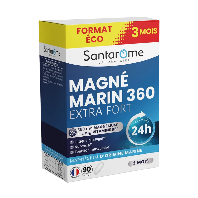 Magné Marin 360 - 90 comprimés magnésium et vitamine B6