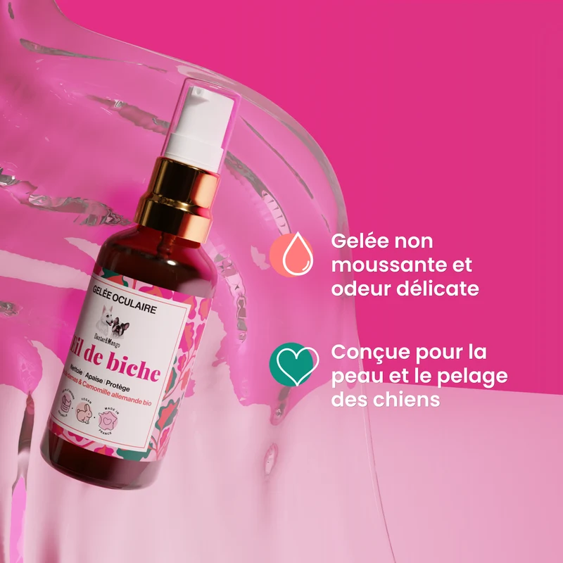Œil de biche : Gelée oculaire pour chien