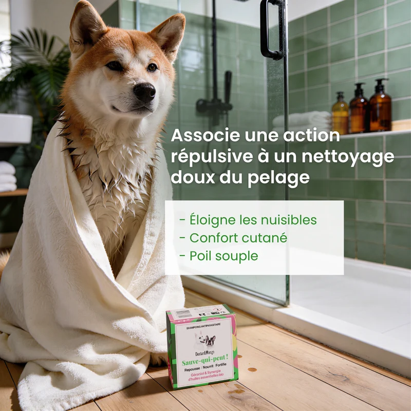 Sauve-qui-peut : Shampoing antiparasitaire