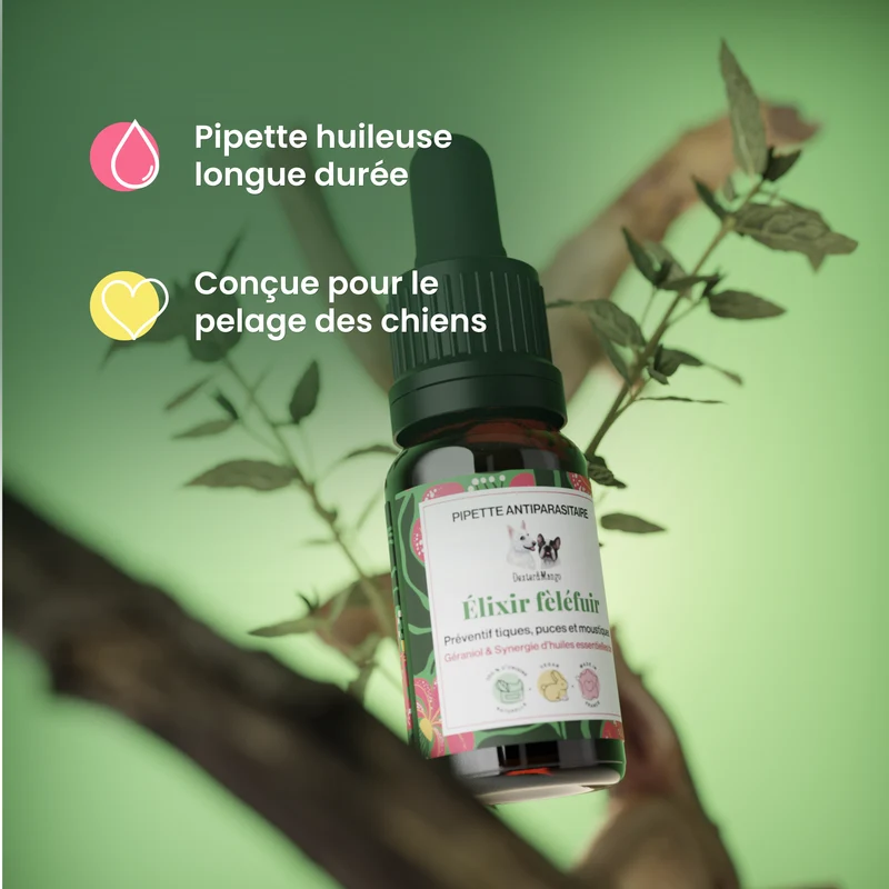 Élixir Fèléfuir : Pipette antiparasitaire