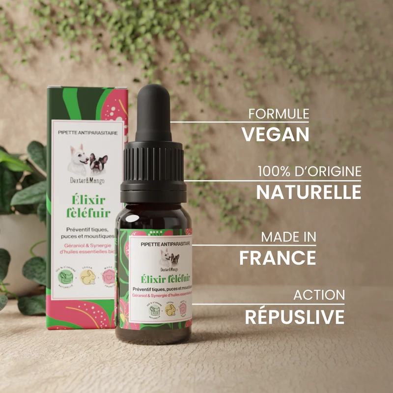 Élixir Fèléfuir : Pipette antiparasitaire