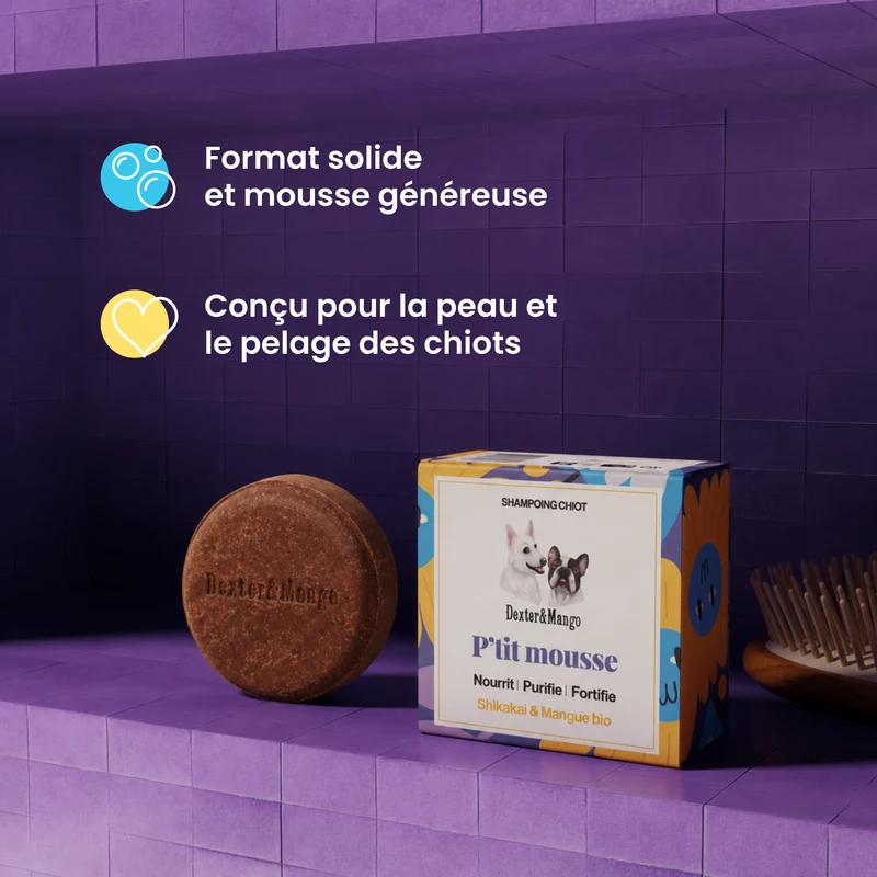 P'tit mousse : Shampoing pour chiot