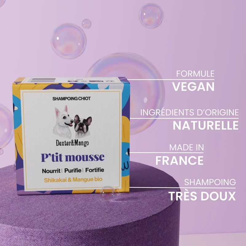 P'tit mousse : Shampoing pour chiot