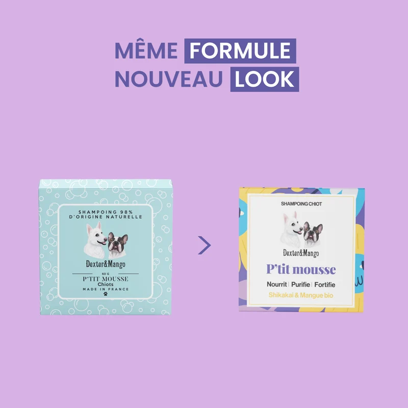 P'tit mousse : Shampoing pour chiot