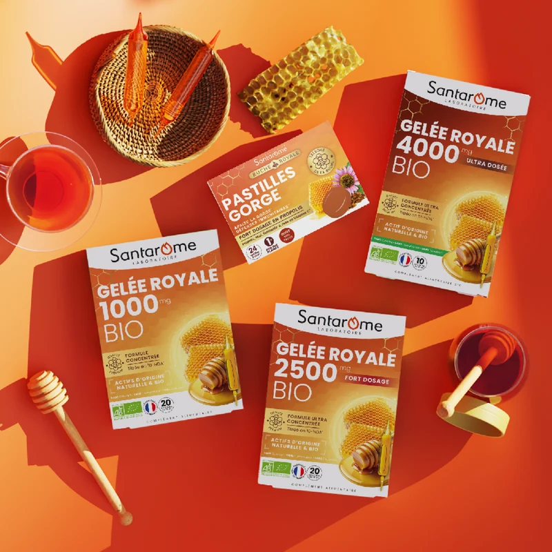 Gelée Royale 2500 Bio - 20 ampoules