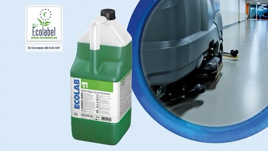 Detergente sinbiotico Ecolabel per lavasciuga Ecolab MAXX Magic Scrub Synbiotic 2x5 litri DISPONIBILE IN 7 GIORNI LAVORATIVI