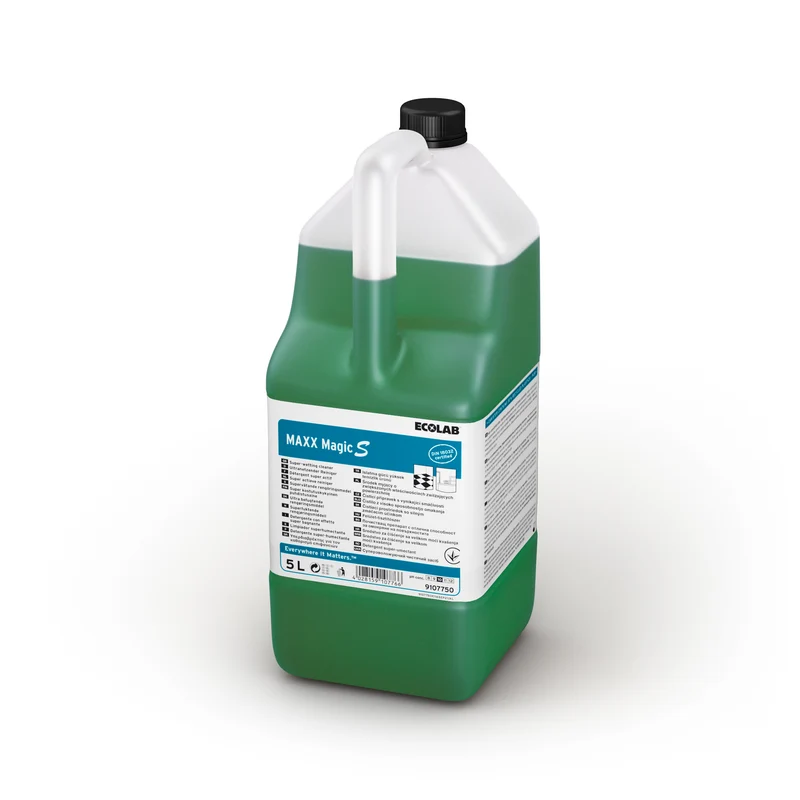 Detergente multiuso Ecolabel per superfici lavabili Ecolab MAXX Magic S 2x5 litri DISPONIBILE IN 7 GIORNI LAVORATIVI
