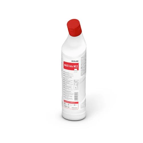Detergente disincrostante Ecolabel per WC Ecolab MAXX Into Wc2 12x750 ml DISPONIBILE IN 7 GIORNI LAVORATIVI