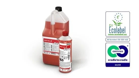 Detergente acido concentrato Ecolabel per sanitari Ecolab MAXX Into S 12x1 litro DISPONIBILE IN 7 GIORNI LAVORATIVI