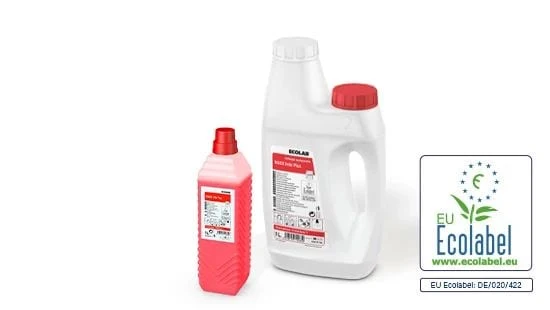 Detergente acido concentrato Ecolabel per sanitari Ecolab MAXX Into Plus 1 litro DISPONIBILE IN 7 GIORNI LAVORATIVI