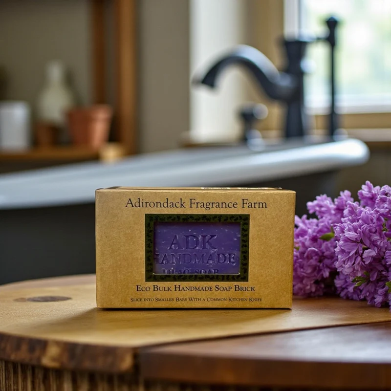 Lilac Handmade Soap Bar | Traditional Cold Process Botanical Soap