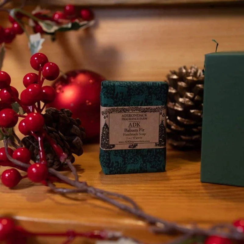 Balsam Fir Soap Bar | Handmade Cold Process Woodsy Evergreen Soap