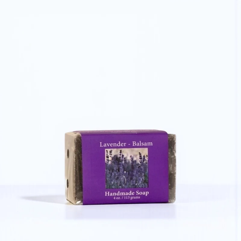 Lavender Balsam Soap Bar 4oz Wrapped