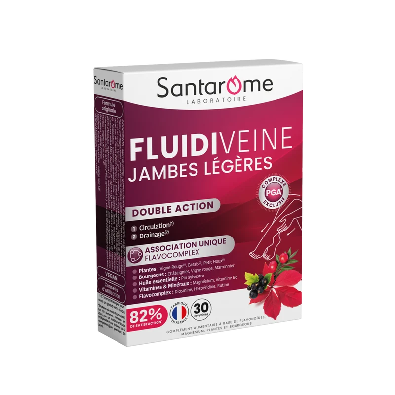 Fluidiveine Jambes Légères - 30 comprimés
