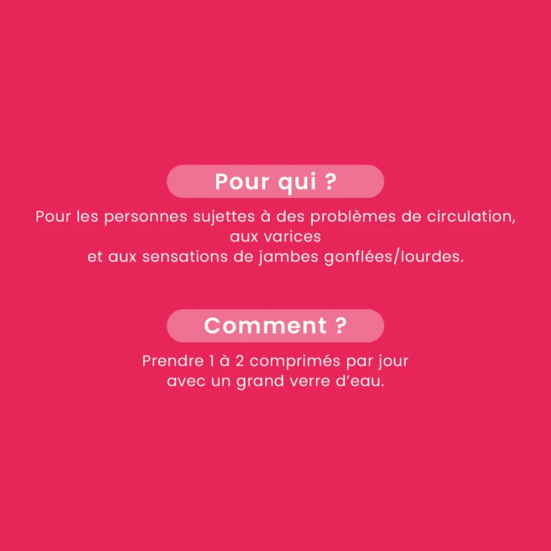 Fluidiveine Jambes Légères - 30 comprimés