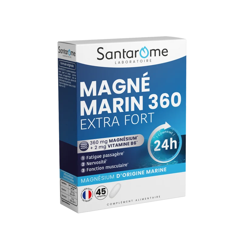 Magné Marin 360 - 45 comprimés magnésium et vitamine B6