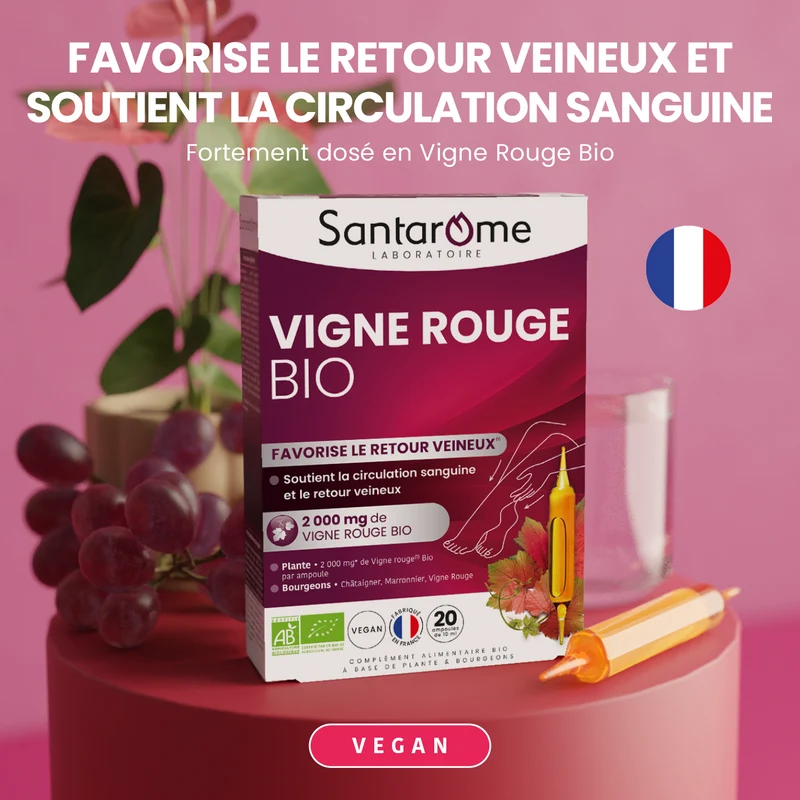 Vigne Rouge Bio - 20 ampoules